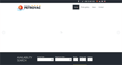 Desktop Screenshot of hotelpetrovac.me